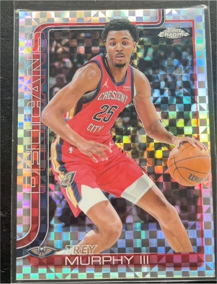 2025-26 Topps Chrome #104 Trey Murphy III — front