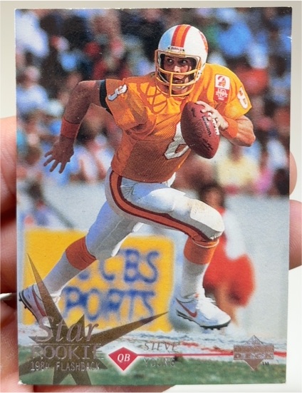 1997 Upper Deck Star Rookie Flashback #33 Steve Young — front