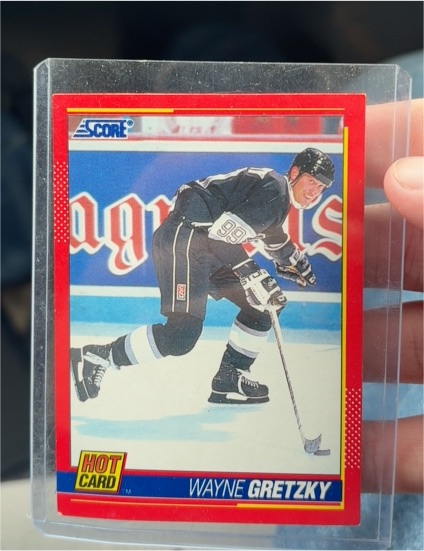 1991-92 Score Hot Cards #2 Wayne Gretzky — front