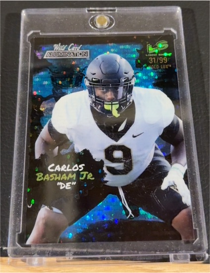 2021 Wild Card Alumination Light Show #LS-30 Carlos Basham Jr. — front