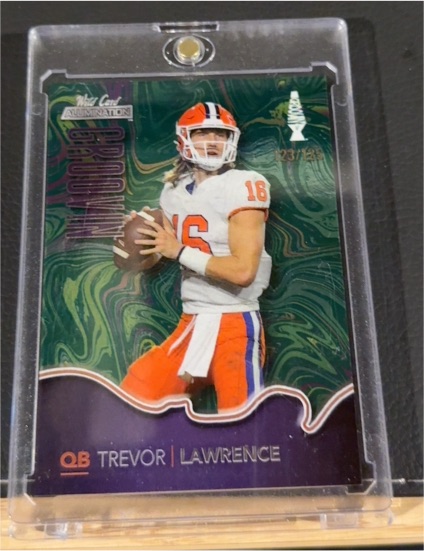 2021 Wild Card Alumination Groovin #GG-1 Trevor Lawrence — front