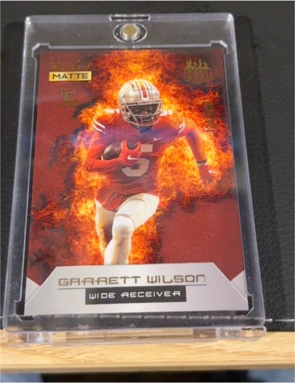 2022 Wild Card Matte Rookie Heat #RH-11 Garrett Wilson — front