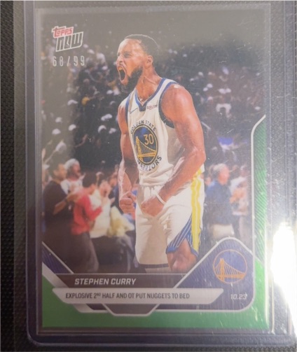 2025 Topps Now #22 Stephen Curry — front