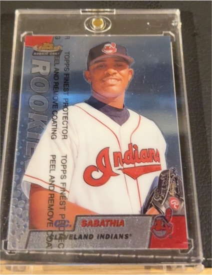 1999 Topps Finest #294 C.C. Sabathia Rookie — front