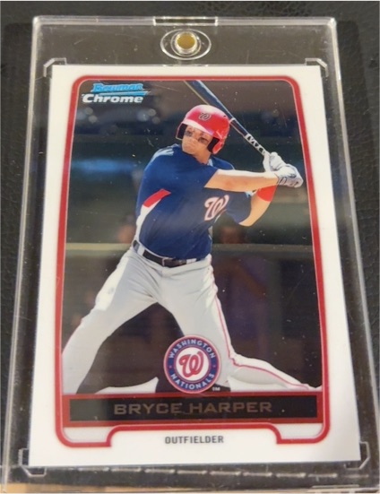 2012 Bowman Chrome Prospects #BCP10 Bryce Harper — front