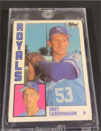 1984 Topps Traded #104T Bret Saberhagen — front