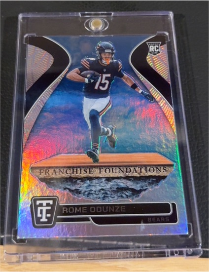 2024 Panini Totally Certified #12 Rome Odunze Franchise Foundations Bears — front