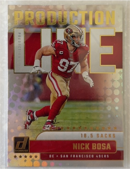2023 Panini Donruss #PDL-16 Nick Bosa Production Line — front