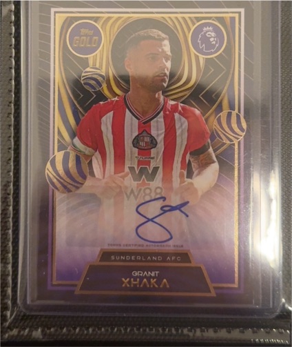 2025-26 Topps Gold Premier League Granit Xhaka — front