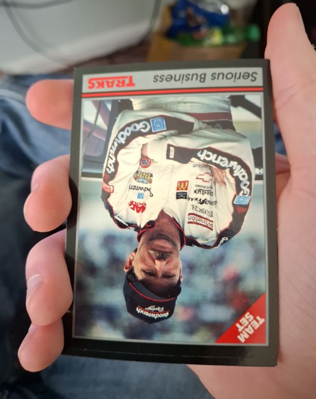 1991 Traks #190 Dale Earnhardt — front