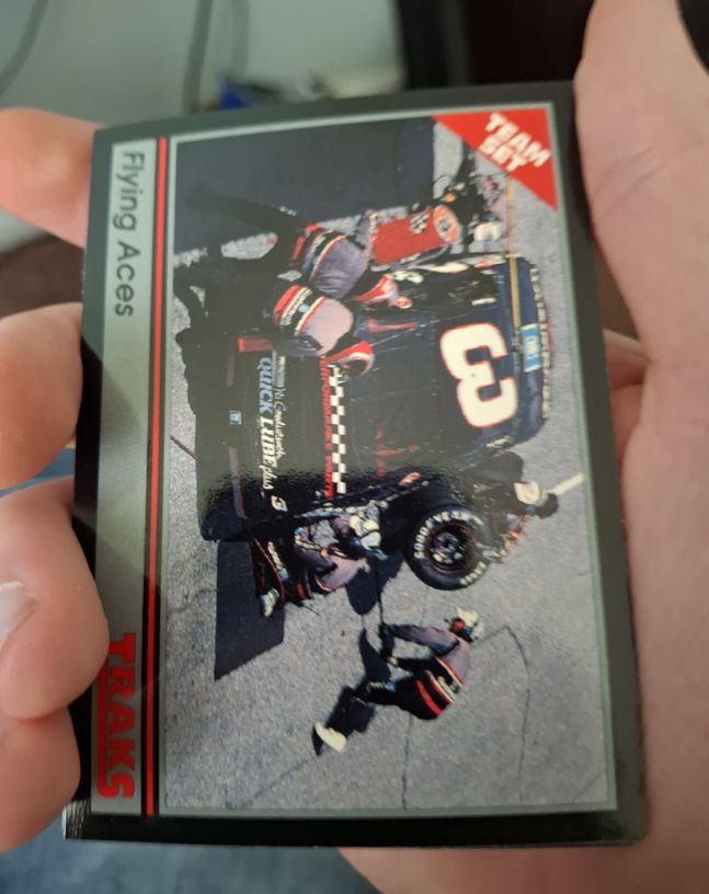 1992 Traks #4 Flying Aces Dale Earnhardt — front