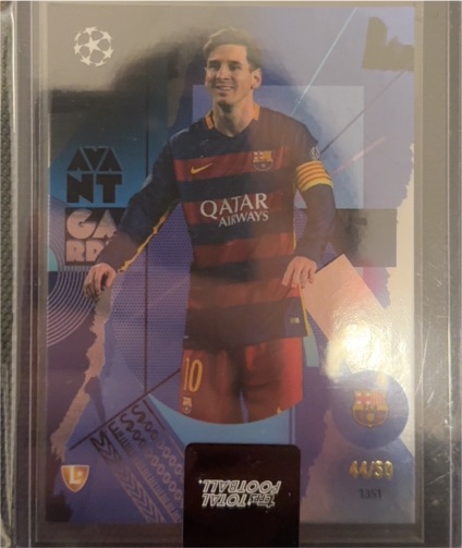 2025 Topps Total Football UEFA #1351 Lionel Messi — front