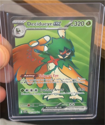 2026 Pokemon Perfect Order #100/088 Decidueye EX — front