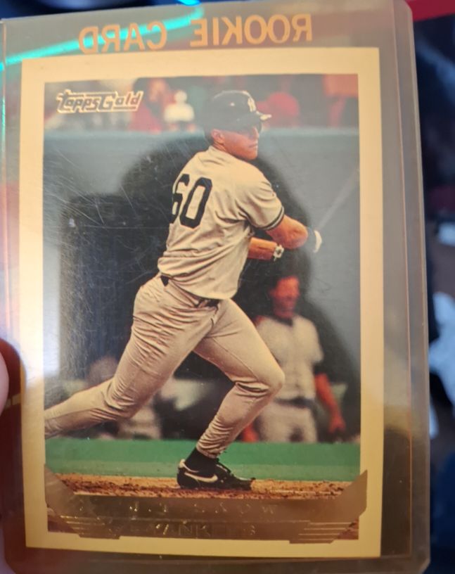 1993 Topps Gold #422 JT Snow — front