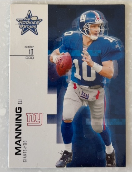 2007 Leaf Rookies & Stars #10 Eli Manning — front