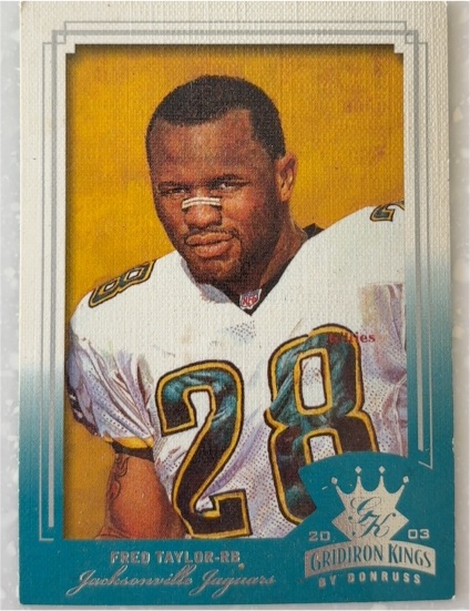 2003 Donruss Gridiron Kings #46 Fred Taylor — front