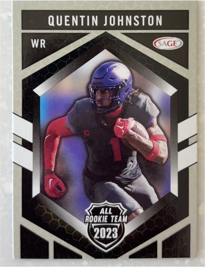 2023 SAGE High Series #RT-185 Quentin Johnston — front
