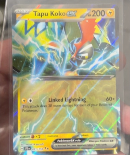 2025 Pokémon #051 Tapu Koko EX — front