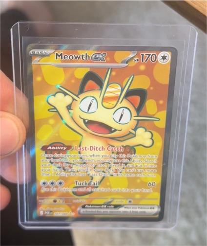 2026 Pokemon Perfect Order #107 Meowth ex Full Art — front
