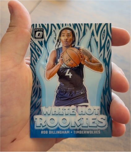 2024-25 Panini Donruss Optic #8 Rob Dillingham White Hot Rookies — front