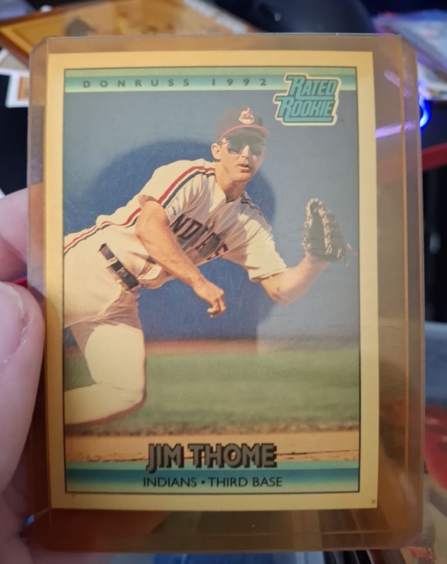 1992 Donruss #406 Jim Thome Rated Rookie — front