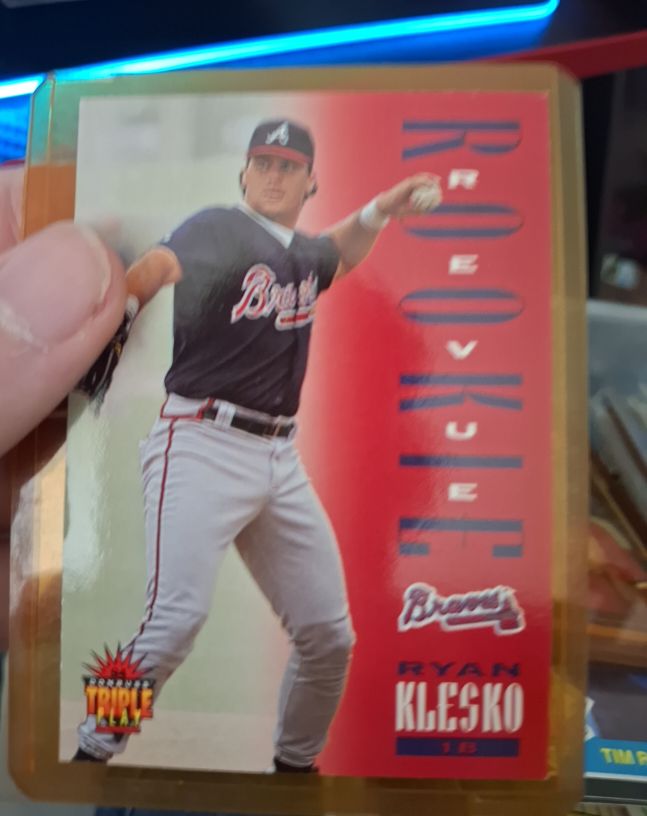 1994 Donruss Triple Play #282 Ryan Klesko — front