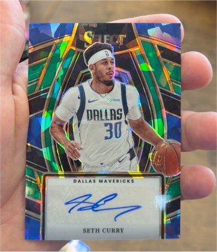 2023-24 Panini Select #SSS-SCD Seth Curry Signature Selections — front