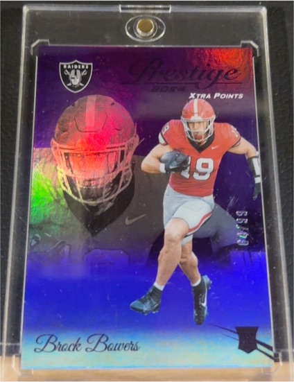 2024 Panini Prestige #305 Brock Bowers Xtra Points — front