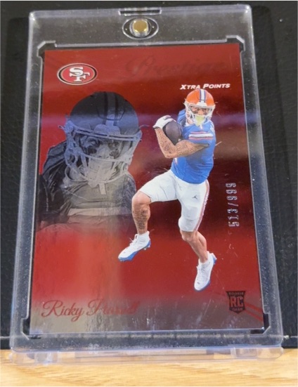 2024 Panini Prestige #347 Ricky Pearsall Red Xtra Points /999 — front