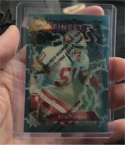 1995 Topps Finest #61 Ken Norton — front