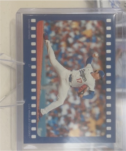 2026 Topps Heritage #RA-SO Shohei Ohtani Ready and Action Blue Parallel Dodgers — front