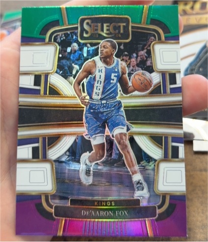 2023-24 Panini Select #49 De'Aaron Fox — front