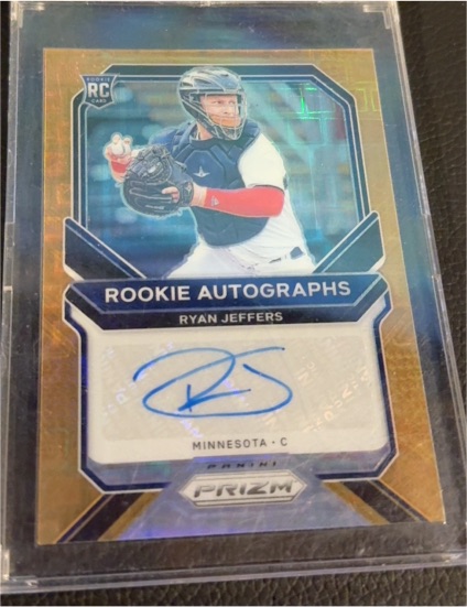 2021 Panini Prizm #RA-RJ Ryan Jeffers Rookie Autographs — front