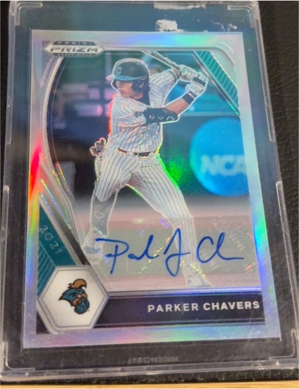 2021 Panini Prizm Draft Picks #PDP196 Parker Chavers — front