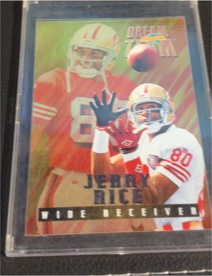 1995 Score Dream Team #DT7 Jerry Rice — front