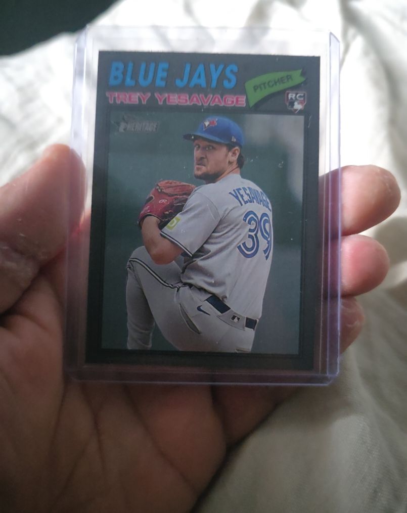 2026 Topps Heritage #245 Trey Yesavage — front