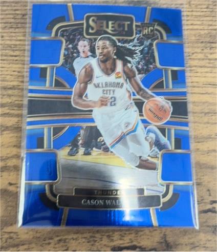 2023-24 Panini Select #88 Cason Wallace Blue Thunder RC — front