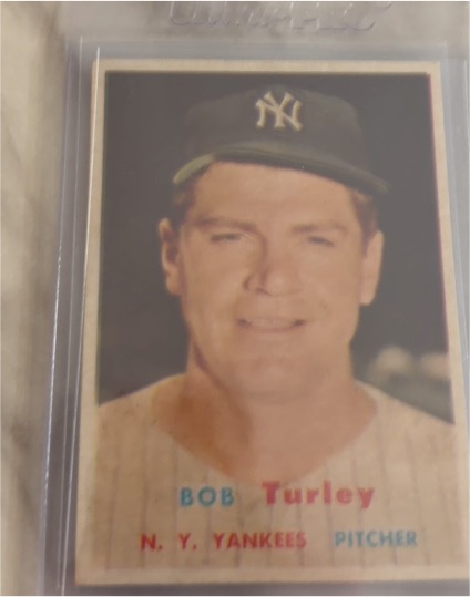 1957 Topps #264 Bob Turley — front