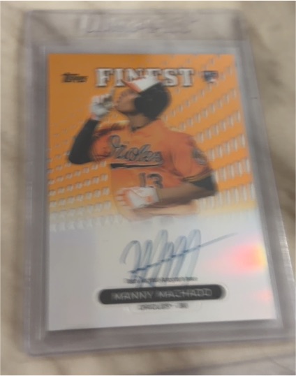 2013 Topps Finest #RA-MM Manny Machado — front