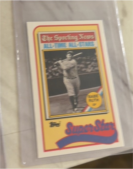 1976 Topps Babe Ruth All Time All-Star #345 — front