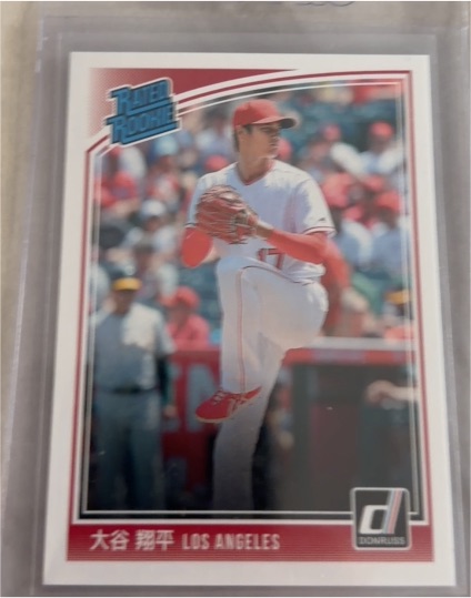 2018 Donruss #281 Shohei Ohtani Rated Rookie — front