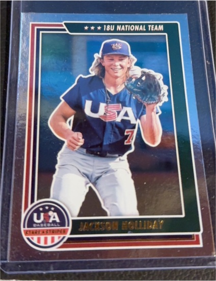 2022 Panini USA Baseball Stars & Stripes #57 Jackson Holliday — front