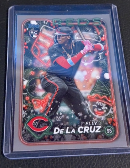 2024 Topps Holiday #H102 Elly De La Cruz — front