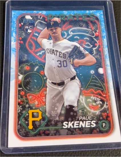 2024 Topps Holiday #H165 Paul Skenes — front