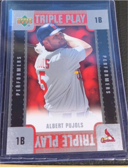 2007 Upper Deck Triple Play Performers #TP-AP Albert Pujols — front