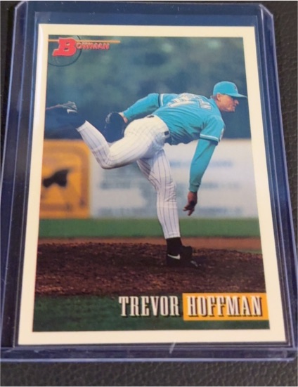 1993 Bowman #390 Trevor Hoffman — front