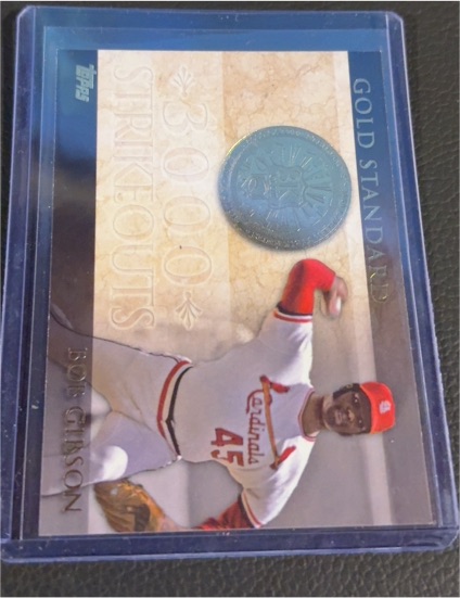 2012 Topps Gold Standard #GS-5 Bob Gibson — front