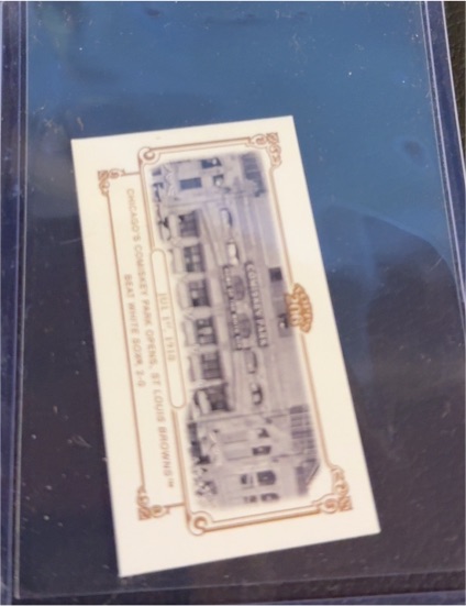 2010 Topps 206 Mini Historical Events #HE2 1st Subway Car — front