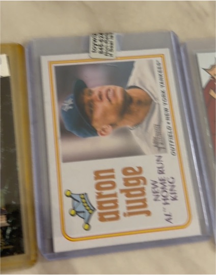 2023 Topps Heritage #1 Aaron Judge — front