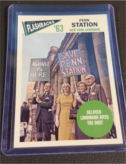 2012 Topps Heritage News Flashbacks #NF-PS Penn Station — front